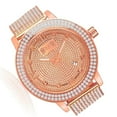 thumbnail image 3 of Khronos Real Diamonds Dial Rose Gold Tone Custom Bezel Band Joe Rodeo Jojo Jojino Watch W/Date Function, 3 of 4