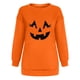 thumbnail image 4 of Sudadera de manga larga informal con cuello redondo y estampado de Halloween para mujer Fridja  hj2830, 4 of 7