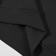 thumbnail image 5 of Girls Solid Color Hoodie, Drawstring Pocket Soft Loose Pullover, Long Sleeve Casual Top For Kids Black 11-12Years, 5 of 8