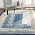 thumbnail image 6 of Home Dynamix Royalty Vega Contemporary Geometric Area Rug, Blue/Ivory, 7'10"x10'2", 6 of 9