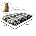 thumbnail image 2 of Art Pet Bed, Abstract Awakening Modernized Classic Houndstooth in Colorful Design Art Illustration, Resistant Pad for Dogs and Cats Cushion with Removable Cover, 24" x 39", Multicolor, by Ambesonne, 2 of 4