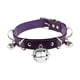 thumbnail image 3 of Gargantilla gótica punk para mujer, collar con forma de campana, regalo, joyería punk Púrpura, 3 of 9