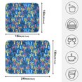 thumbnail image 2 of Ryvnso Palm Trees Cute Dish Drying Mat for Kitchen Countertop 18x24 Large Dish Pad Drainer Rack Dish Sink Mats, 2 of 7