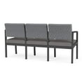 thumbnail image 5 of Lenox Steel Reception Waiting 3-Seat Sofa / Charcoal Steel / Gray / Gray, 5 of 5