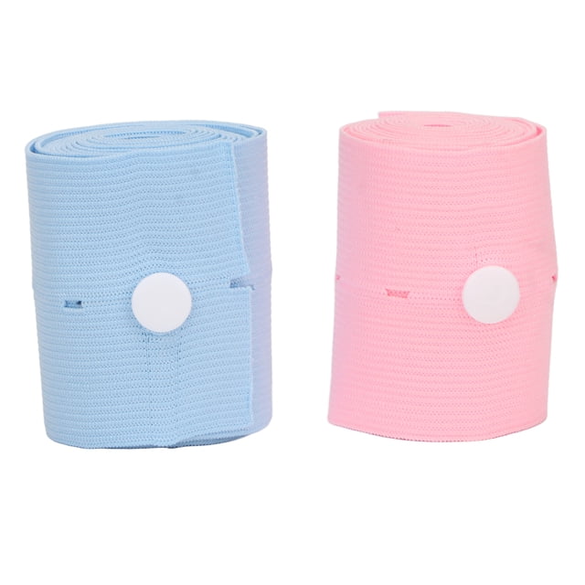 Cinturón de monitoreo fetal de 2 piezas Cinturón de vendaje para monitoreo cardíaco fetal con diseño de broches para mujeres embarazadas