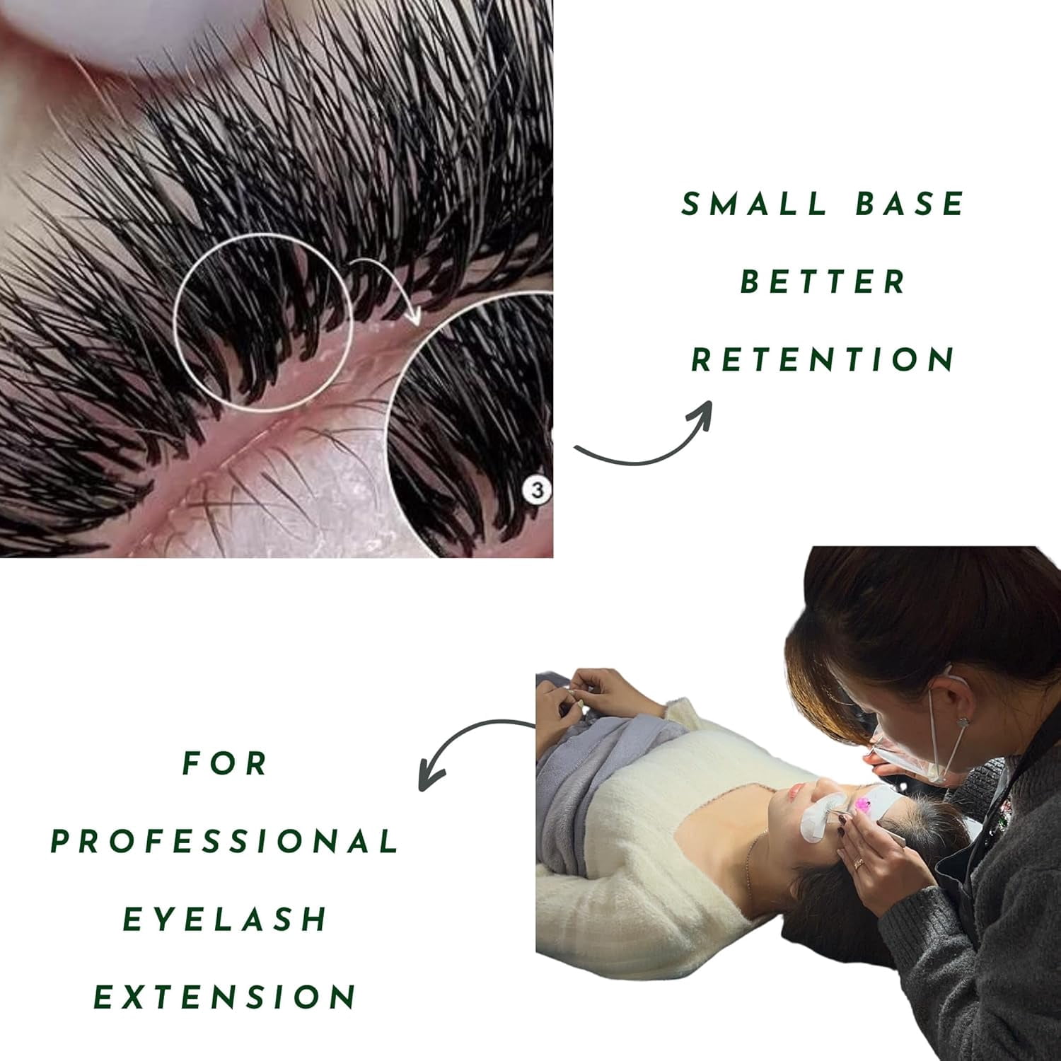 1200 Fans - 6D Premade Volume Fans - Mix 8 sizes in 1 From 9-16mm - Pinneacle Premade Volume Fans For Professional Eyelash Extension - Lash Extension Accessories, lash tools (CC curl)