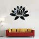 thumbnail image 3 of Lotus 3D Mirror Wall Sticker Acrylic Decal for Bedroom Living Room (Black), 3 of 5