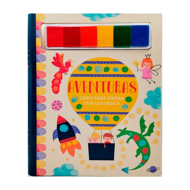 Aventuras Pintar Con Los Dedos Terracota Libro de Bolsillo Libros Infantiles 1A