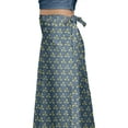 thumbnail image 5 of Moomaya Printed Rayon Skirt Wrap Style Plus Size Skirt Summer Wear Clothing, 5 of 6
