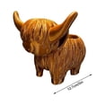 thumbnail image 3 of 2025 New Cute Highland Cow Planter Pot,Resin Succulent Flowers Pots Funny Planter Storage Containers for Outdoor Indoor Backyard Balcony Planters Home Garden Decor Gifts, 3 of 9