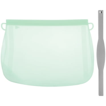 Silicone Storage Bag Pouch Refrigerator Freezer Lunch Snack Bags Fruits Leakproof Food Preservation