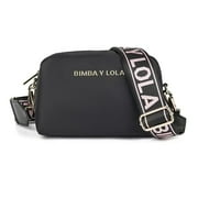 Bimba Y Lola Crossbody Bag Spain Brand Women Messenger Shoulder Bag With Letter Design Wide Shoulder Strap