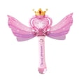 thumbnail image 3 of Máquina de burbujas,Varita de burbujas de princesa con luz y música,Máquina de burbujas automática portátil,Soplador de burbujas para niños con forma de corazón,Regalos de cumpleaños de, 3 of 9