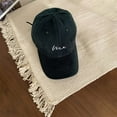 thumbnail image 2 of AWZXDE Women's Wide & Deep Baseball Cap Multiple Color Long Brim Big Size Adjustable Dark Green, 2 of 3