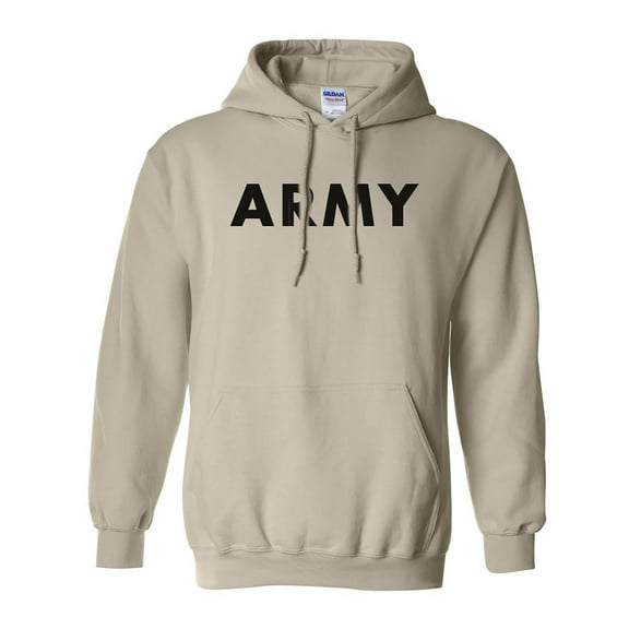 ARMY Hooded Sweatshirt in Sand