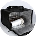 thumbnail image 4 of Qiangzon 2PC Black Insulated Cooler Bag, 24-Hour Cold Retention, Peva Leak-Proof Liner, Foldable Flat Storage, for Grocery Shopping, Outdoor Picnic, 4 of 4
