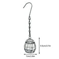 thumbnail image 5 of 1 Pcs Ball Bird Feeders, Bird Suet Ball Feeders, Metal Hanging Bird Feeders with Hooks, Fat Ball Bird Feeders for Wild Birds Outdoor Garden, Bird Feeder for Outdoors Hunging, Garden Decoration, 5 of 8
