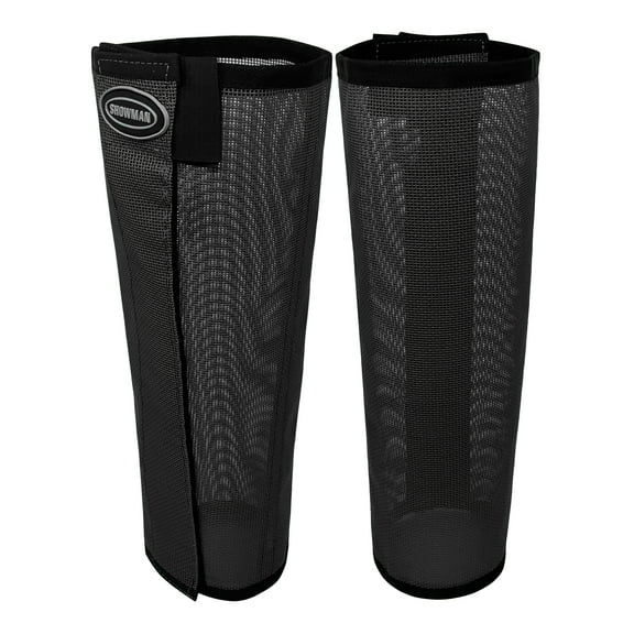 Showman Stand-Up Fly Boots (Black, Medium)