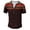 A-Brown97, variant on Bibifish Mens T Shirt Short Sleeve Henley Neck Ethnic Geometric Print Tees Vintage Beach Loose Casual Wear T-Shirts
