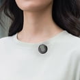 thumbnail image 1 of BotaniNest Wireless Lapel Microphone With DSP Noise Reduction For Two Way Listening. Lapel Microphone With Microphones And Two Microphone Holes For Audio Recording. Digital Display Button, 1 of 6