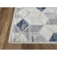 thumbnail image 5 of Abani Arto Collection Neutral Grey 5' x 8' Geometric Cube Modern Area Rug, 5 of 5