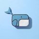 thumbnail image 4 of Funda para AirPods Pro, súper linda y creativa con forma de ballena, carpa y pez. Elegante funda protectora de silicona con diseño de pez para AirPods Pro., 4 of 5