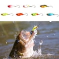 thumbnail image 3 of Sonducket Kit de cucharas para trucha, aparejos de pescado, lentejuelas, temblor, Wobbler, señuelo de pesca, Mini Crankbait, cebos de Pescar naranja negro 2.5 g, 3 of 6