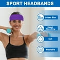 thumbnail image 4 of Uxcell Sport Headbands for Men, Running Sweat Bands Sweat Absorbing Head Band Red, 4 of 6