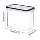 thumbnail image 3 of Recipiente hermético transparente con tapa para almacenar alimentos | Recipiente de plástico para alimentos secos | A prueba de fugas, apilable, apto para lavavajillas | Organizador de despensa de, 3 of 6