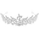 thumbnail image 5 of KAKOWELY Corona de diamantes de imitación, corona de boda, corona de novia, tocado de boda, corona de novia para mujer, 5 of 5