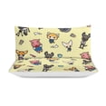 thumbnail image 3 of Aggretsuko Duvet Cover Set 3-Piece Bedding Set Soft Warm And Comfortable Soft Bed Set with 1 Duvet Cover And 2 Pillowcases for Bedroom All Season, 3 of 8