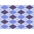 thumbnail image 1 of Ahgly Company Machine Washable Indoor Rectangle Transitional Slate Blue Area Rugs, 2' x 4', 1 of 7
