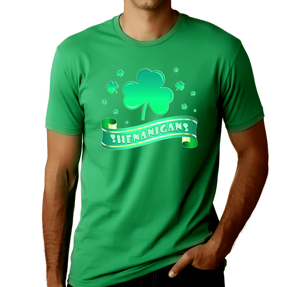 Clover Shenanigan Shamrock Paddy Shenanigans Patrick's Day Funny Irish Shirt St Shamrock Shirt Shenanigan Mode On T-Shirt Irish