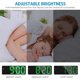 thumbnail image 4 of Digital Alarm Clock, Alarm Clock with LED Display, Temperature and Date Display, Voice Control, USB/Battery Powered - Green Digital, 4 of 5