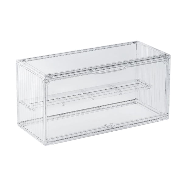 Vitrina, vitrina de almacenamiento, caja de exhibición coleccionable, vitrina transparente para figuras de juguete