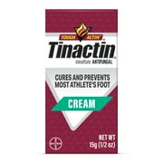 Tinactin Tolnaftate Athlete's Foot Treatment Antifungal Cream, 15G Tube