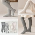 thumbnail image 6 of Tights 3/4/5 Pack Cable Knit Leggings Seamless Stockings Bows Cotton Pantyhose, 6 of 7