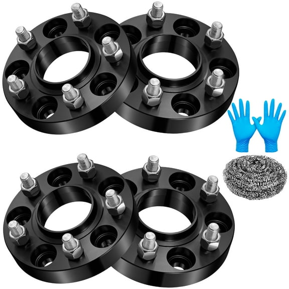 SPEEDWOW 5x114.3 Wheel Spacers 1 inch for Hyundai Elantra Genesis Tucson Santa Fe, 67.1mm Center Bore & 5 Lug Forged Wheel Adapters M12x1.5 Compatible with Kia Forte Sedona Soul, 4PCS