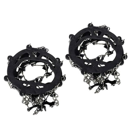 

WANYNG Crampons Snow pers Chain Shoes Anti Slip Ice Boots 8-Teeth Winter Sports Equipment