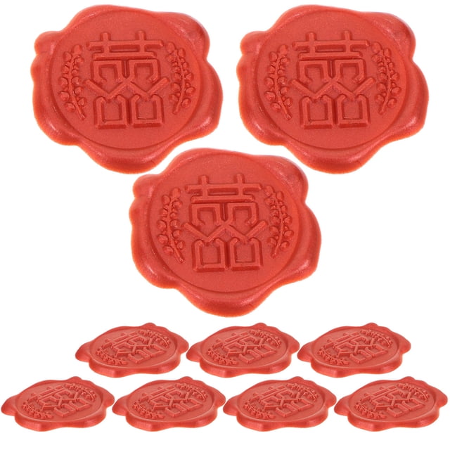 IDEANATEGRATE 10Ud Pegatinas Sello Lacre Oscuro Para De Tarjetas Y Regalos