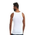 thumbnail image 4 of MEN'S COTTON TANK TOPS WHITE DEEP ICE SOFTNESS 3 PACK - LARGE, 4 of 4