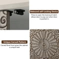 thumbnail image 5 of FOROUTIA Vintage Accent Cabinet with Adjustable Shelves,Sideboard Buffet Cabinet for Kitchen,Living Room, 5 of 7