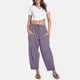 thumbnail image 1 of WILLBEST Pantalones de Playa Holgados de Verano para Mujer, de Color Liso, con Pierna Ancha, Cordón y Bolsillos: Pantalones Casuales y Relajados para Un Estilo Informal. Extra Grande, 1 of 8
