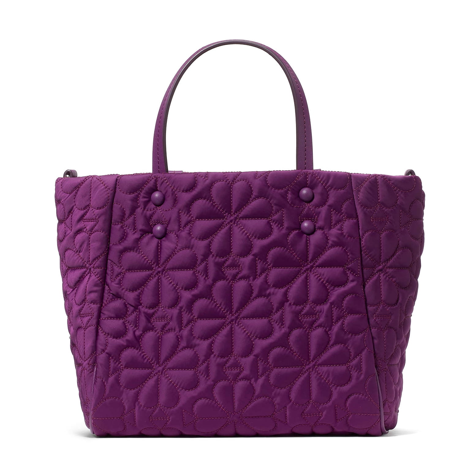Kate Spade New York Women’s Tilly Quilted Small Satchel Tote Bag (Plum)