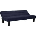 DHP Kebo Futon with Microfiber Cover, Blue