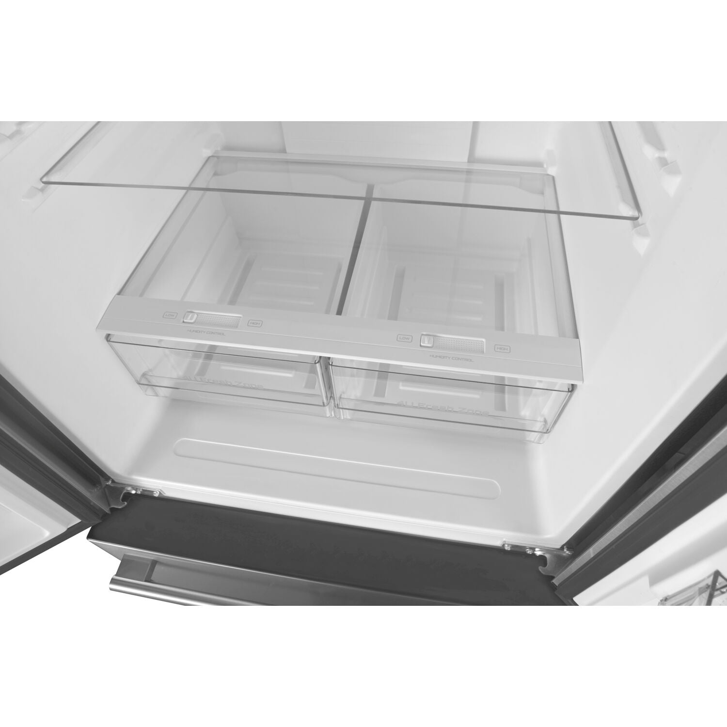 Galanz 16 Cu. ft. 3-Door French Door Refrigerator with Ice Maker, Stainless Steel, 28.35"W Condition, New