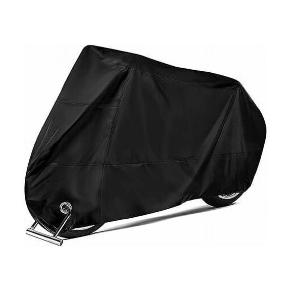 H&W Heavy Duty Waterproof Motorcycle Cover With Reflective Stripes - Universal Fit Up To 96"