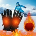 thumbnail image 5 of USB Powered Heating Gloves with 3 Finger Touchscreen Function, Warm Waterproof Winter Mittens for Skiing Hiking and Outdoor Sports, Practical Gift for Cold Weather Activities and Christmas Season, 5 of 8
