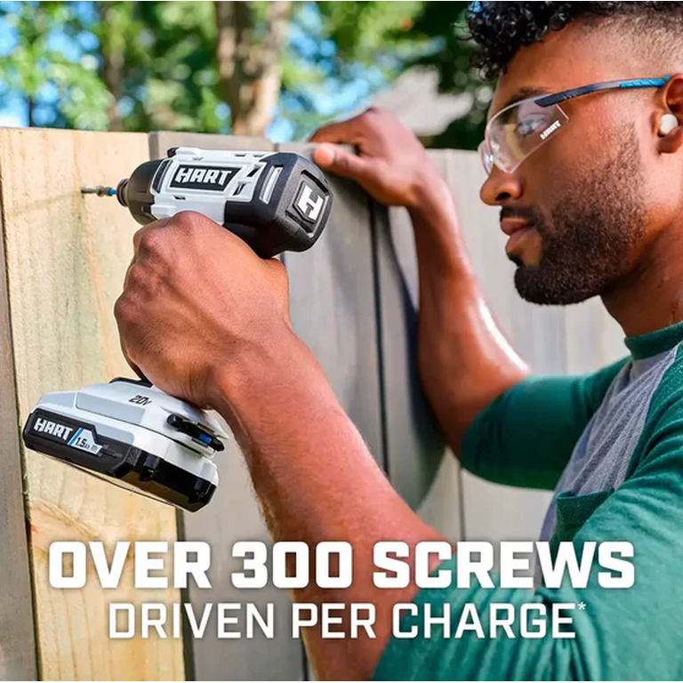 HART 20-Volt Cordless 4 Tool Combo Kit - Walmart.com