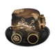 thumbnail image 1 of 2 X Sombrero De Copa Gótico Punk Con Gafas Y Diseño Floral De Jazz Y Steampunk Para Fiesta De Halloween, 1 of 8